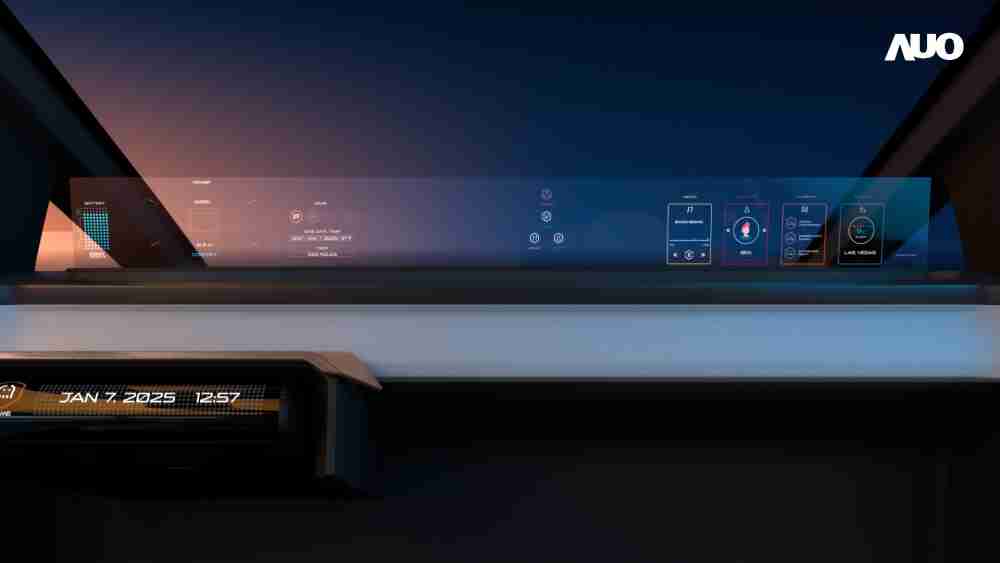 尊龙z6无界透明显示接口(Horizon Image Glass)透过车运算方案整合仪表板、、、中控台及副驾显示器，，，一体式全景呈现，，，提供乘用者清晰的前方视野、、行车必要信息与娱乐功能